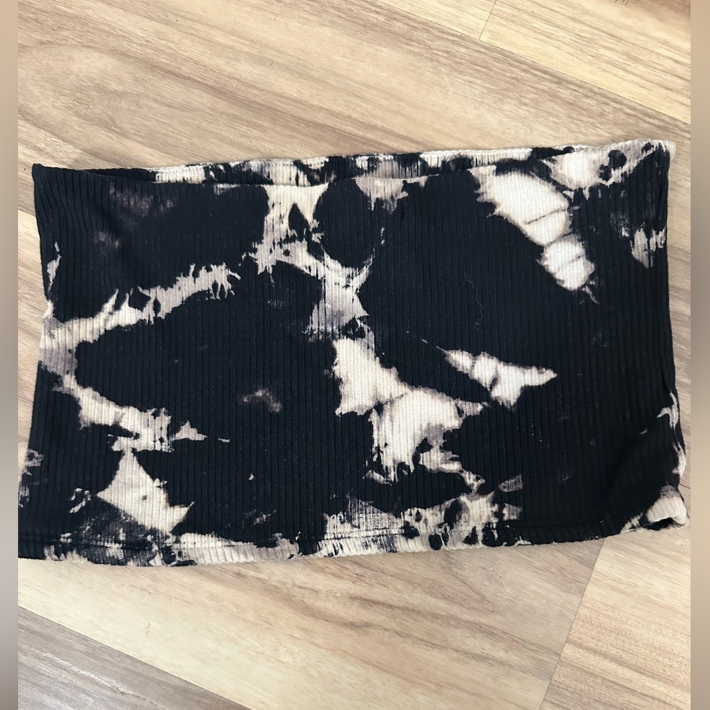 LF EMMA & SAM BLACK & TAN TUBE TOP